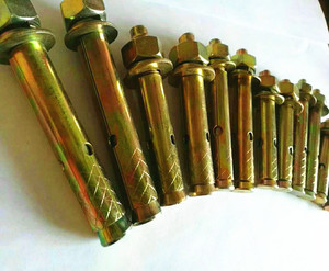 Ancres à manchon en acier inoxydable avec <span class=keywords><strong>crochet</strong></span> de <span class=keywords><strong>plafond</strong></span>, boulon d'expansion, ancre murale en béton avec crochets ouverts, durable - Product Image 4