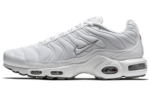<span class=keywords><strong>Nike</strong></span> Air Max Plus Zapatillas para correr <span class=keywords><strong>blancas</strong></span> para <span class=keywords><strong>hombre</strong></span>, parte superior de malla, suela de goma, ropa deportiva de verano - Product Image 1