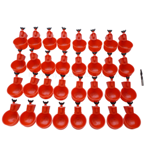 Juego de 32 <span class=keywords><strong>bebederos</strong></span> automáticos <span class=keywords><strong>para</strong></span> pollos con broca, bebedero de plástico <span class=keywords><strong>para</strong></span> aves de corral, fácil instalación, juego de <span class=keywords><strong>bebederos</strong></span> <span class=keywords><strong>para</strong></span> pollos, agua <span class=keywords><strong>para</strong></span> aves de corral - Product Image 2