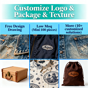 بنطلون جينز رجالي أمريكي ريترو أسود متوسط الغسيل واسع الساق بخصر متوسط وطراز الشارع العصري طويل وفضفاض مستقيم - Product Image 4