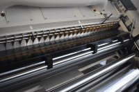 Ligne de production de carton ondulé simple face 2 plis, machine à onduler simple face pour ondules B, C, E