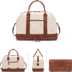 Bolsa de Viaje de Lona para Mujer, Bolsa Deportiva para Natación, Bolsa de Fitness, Bolsa de Viaje de Fin de Semana, Bolsa de Compras con Logotipo Personalizado - Product Image 2