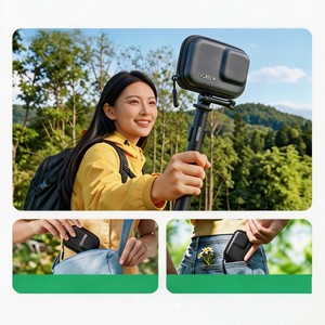 Estuche de almacenamiento rígido de liberación rápida UGREEN para DJI Action 6, bolsa protectora portátil para cámara, resistente al agua y a los golpes, con forro de terciopelo - Product Image 5