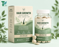 Compléments alimentaires pour la croissance des cheveux pour femmes, soutien pour des cheveux plus épais et plus volumineux contre la chute des cheveux et la calvitie, avec biotine et collagène marin