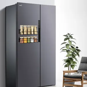 冷蔵庫ジャースパイスラックオーガナイザー収納ホルダー & ラック用壁掛けキッチン収納調味料ラック