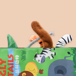 <span class=keywords><strong>Libros</strong></span> <span class=keywords><strong>de</strong></span> Tela <span class=keywords><strong>para</strong></span> Bebés con Diseños Nuevos y Únicos, Juego <span class=keywords><strong>de</strong></span> Juguetes Educativos Tempranos con Temática Animal Montessori - Product Image 4