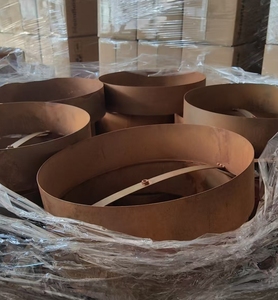 جودة عالية 80 ديا في الهواء الطلق حديقة الفناء الصلب صدئ توي للشواء والحطب مع الصدأ اللون الصلب سخان صدئ - Product Image 5