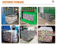 Presse à balles verticale hydraulique Mingyu Wisen pour déchets textiles, avec attache automatique, télécommande, économie d'énergie et faible bruit