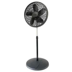 Ventilateur sur pied personnalisable à 5 pales, réglage <span class=keywords><strong>de</strong></span> la vitesse du vent sur trois niveaux, rotation à 70 degrés - Product Image 2