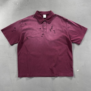 Heavyweight 300GSM 100% Cotton Jersey Dry Texture <b>Oversized</b> Blank Vintage for <b>Shirt</b> Quick Dry Breathable Wholesale Manufacturer - Product Image 3