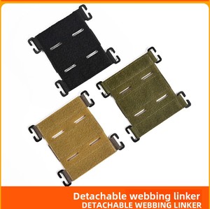 OEM 3 Zoll Klettverschluss-Patch mit Funktionshaken für Taktische Weste, Rucksack, Armband, Abnehmbares Molle-System, DIY Taschenzubehör - Product Image 2
