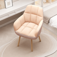 Chaise de salle à manger moderne et durable en velours avec dossier, idéale pour la maison, le bureau, l'hôtel, le restaurant et comme chaise de coiffeuse
