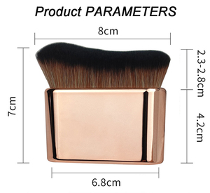 OEM 2025 plat <span class=keywords><strong>de</strong></span> voyage rétractable à remplissage coudé ondulé <span class=keywords><strong>poudre</strong></span> unique crème Blush <span class=keywords><strong>pinceau</strong></span> <span class=keywords><strong>poudre</strong></span> compacte fard à joues à bas prix avec couvercle - Product Image 2