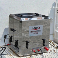 Générateur diesel portatif marin Fischer Panda moteur Kubota fréquence 50Hz 230V évalué AVR 10KW alternateur de refroidissement par eau de mer cc
