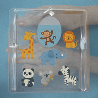 Sac en papier soluble dans l'eau, matériau écologique pour les jeux de surprise de fête, bricolage, logo personnalisé, forme découpée