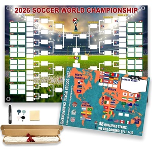 Juguete Educativo con Temática del Torneo Internacional <span class=keywords><strong>de</strong></span> <span class=keywords><strong>Fútbol</strong></span> 2026, Póster con el Programa, Banderas <span class=keywords><strong>de</strong></span> Equipos, Accesorios Interactivos para Crear Ambiente <span class=keywords><strong>de</strong></span> Juego - Product Image 6