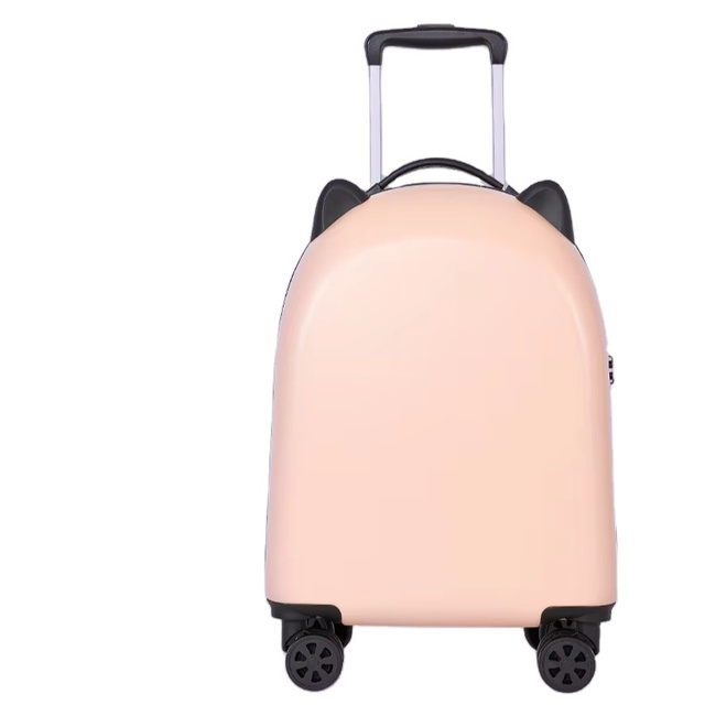 Cartoon Children's Small 18-Inch Spinner Carry-On Suitcase Customizable Printed Logos Waterproof Anti-Theft Lock for