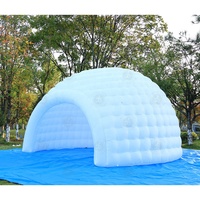 Tente gonflable de dôme d'igloo tente extérieure de dôme tente portative de boîte de nuit pour l'événement de noce