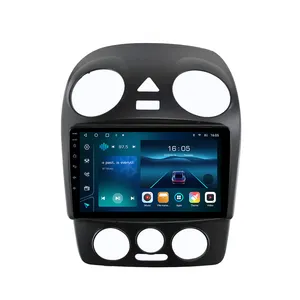 Krando Android 12.0 Ts10 64Gb 8 Core Multimedia Auto Navigatie Dvd Gps Speler Voor Volkswagen Kever 2002 - 2011 Carplay