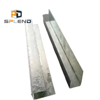 Canal J-Track de acero galvanizado para sistema de armazón de pared Materiales de construcción de metal con alta durabilidad para Australia