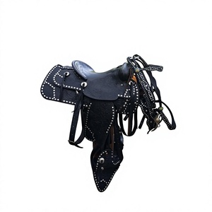 Silla de montar para caballo de cuero genuino y estructura de madera, ecológica, precio de fábrica, MOQ bajo, para carreras de caballos, artículos ecuestres, mayorista - Product Image 1