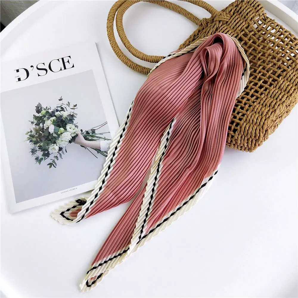 Bufanda de seda cuadrada pequeña de 70cm para mujer primavera y otoño verano moda plegable y decorativo nuevo pañuelo