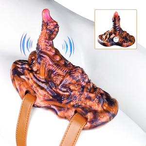 Juguetes sexuales para parejas con diseño de molinillo, 10 modos de vibración, consolador con correa para masaje de punto G, clítoris y anal, juguetes sexuales para adultos. - Product Image 1