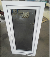 Ventana Abatible Moderna de PVC con Doble Vidrio Templado, Insonorizada y de Ahorro Energético para Exteriores Residenciales