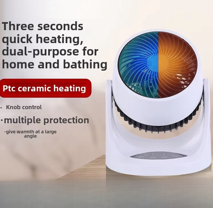Portable Infrared Smart Remote Control Electric Heater Fast Heating with Silent Fan for Home Use-for Bathroom Bedroom Hotel