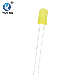 Vanfun 5mm hình vòm trong suốt dẫn bóng đèn nhấp nháy đèn ống với Max. Reverse điện áp của 5V lỗ nhựa Epoxy keo - Product Image 5