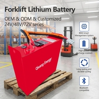 Baterai Lithium Truk Pallet Listrik 25.6V 280Ah 24V 36V 48V 80V 200ah 500ah 600ah 700ah Lifepo4 Baterai Lithium Forklift