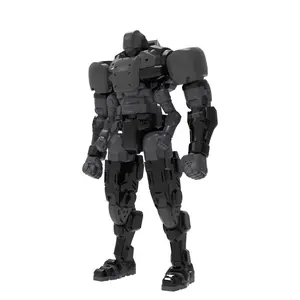 Figur miniatur setelan Mecha mainan tentara Humanoid tokoh aksi militer