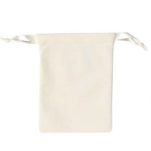 Professional Customization Large Velvet Jewelry Packing <b>Pouch</b> High Quality Fabric Velvet <b>Pouch</b> Reusable <b>Drawstring</b> Bag - Product Image 6