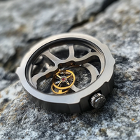 Montre intelligente personnalisée en acier inoxydable 316L, étanche et polie, pour hommes, accessoires de montre de luxe, usinage par électroérosion à fil CNC