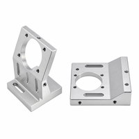 Services d'usinage de petites pièces de précision usinées par fraisage, avec faces de référence angulaires et tolérances strictes, pour supports de caméra de vision industrielle en aluminium 6061