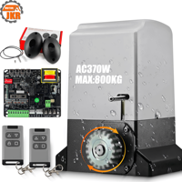 Moteur d'ouverture de portail coulissant 370W avec limiteur à ressort et capteur infrarouge, charge maximale 800KG pour systèmes de portails et de portes automatiques