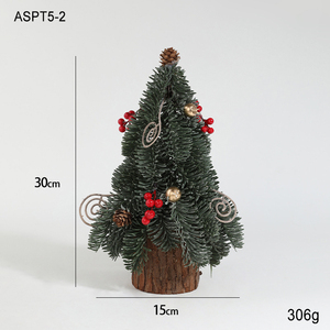 LINGKAI Nouveau Mini Sapin de Noël Artificiel Vert pour la Décoration de Bureau à Domicile - Product Image 5