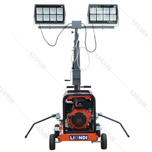 Tour d'éclairage <span class=keywords><strong>mobile</strong></span> diesel, générateur portable, travaux de construction, travaux routiers, éclairage de secours en cas d'urgence, éclairage de <span class=keywords><strong>chantier</strong></span>, éclairage de secours en cas de catastrophe - Product Image 4