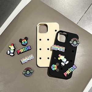 <span class=keywords><strong>Coque</strong></span> de téléphone <span class=keywords><strong>Mickey</strong></span> Mouse colorée en dessin animé à faire soi-même avec trou, adaptée aux coques de téléphone 14pro et 12, <span class=keywords><strong>11</strong></span> en trois dimensions - Product Image 4