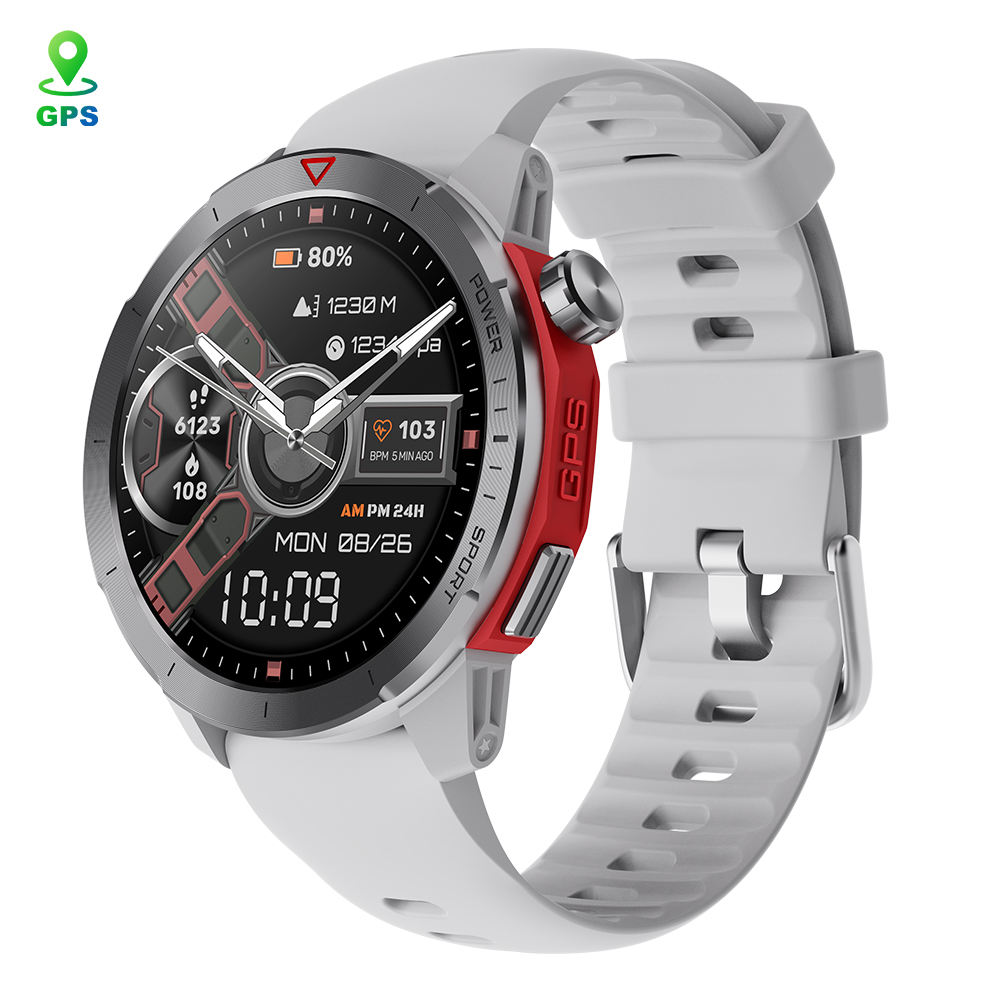 MG04 Smart Watch BT Call Heart Rate 3ATM Waterproof Fitness Tracker 1.43inch AMOLED Screen Sport GPS Smartwatch 2026