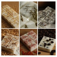 LAVO Ensemble chauffe-cire en céramique en gros, avec cires de soja parfumées Lavande, Osmanthus, Cèdre, bougies d'aromathérapie, coffret cadeau, décoration intérieure, style japonais