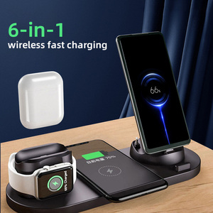 ODM/OEM kombinasyonu 6-in-1 kablosuz hızlı şarj seti özelleştirilmiş iş ofis hediyeleri promosyon elektronik ürünler öğeler - Product Image 1