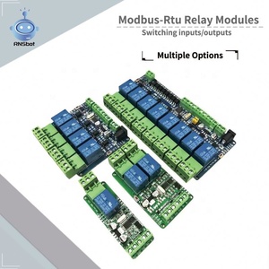 โมดูลรีเลย์ Modbus-RTU 1/2/4/8 ช่อง 12V 24V สวิตช์อินพุตเอาต์พุตออปโตคัปเปลอร์แยกสัญญาณ RS485 TTL การสื่อสาร - Product Image 6
