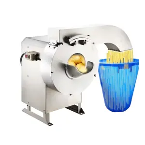 New Professional Potato Stripping Machine French Fry Potato Strip Cutter with Reliable Motor Restaurants Manufacturing Plants