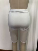 Pantalon d'entraînement de danse moderne en polyester/spandex pour fille avec bas extensible imprimé Short serré Ballet Stage Wear Mesh Material