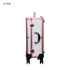 <span class=keywords><strong>Maleta</strong></span> <span class=keywords><strong>de</strong></span> <span class=keywords><strong>Maquillaje</strong></span> Profesional <span class=keywords><strong>con</strong></span> Ruedas <span class=keywords><strong>de</strong></span> Aluminio, Duradera, <span class=keywords><strong>con</strong></span> <span class=keywords><strong>Espejo</strong></span> Iluminado LED <span class=keywords><strong>y</strong></span> Gran Capacidad - Product Image 4