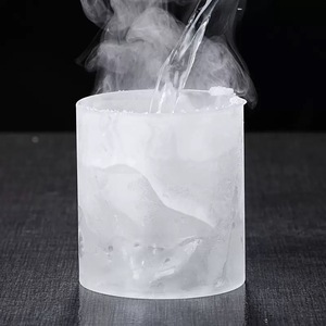 <span class=keywords><strong>Verre</strong></span> à boire en borosilicate haute résistance 7x7cm 9x8cm, motif vue sur la montagne, <span class=keywords><strong>transparent</strong></span>, pour la maison, l'hôtel et le bar - Product Image 4