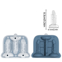 Moule en Silicone 3D Pénis pour Homme Adulte, Sexy, pour Savon, Chocolat, Bougie, Pâte Polymère, Outil de Décoration de Gâteau
