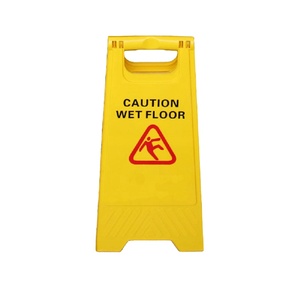 Support de panneau de signalisation routière portable jaune flexible pour entrepôt d'usine - Product Image 6