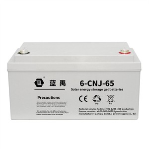 แบตเตอรี่เจลโซลาร์ Lanyu 12v65ah รุ่น 6-CNJ-65 สำหรับเก็บพลังงาน ผลิตตามสั่งจากโรงงาน รับประกันสามปี ไม่ต้องบำรุงรักษา แบตเตอรี่ตะกั่ว-กรด - Product Image 1